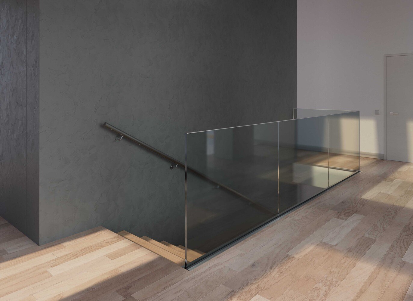 Beim neuen Glasgeländerprofil 