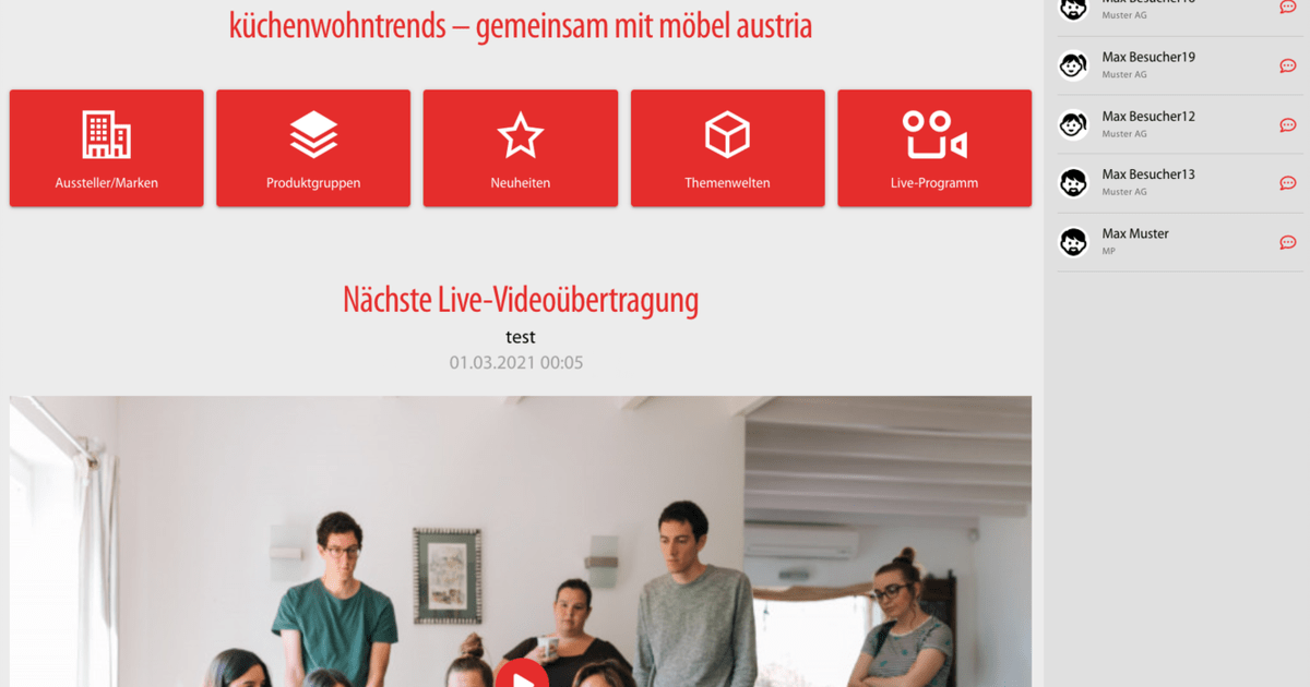 So liefen die Möbel Austria und Küchenwohntrends