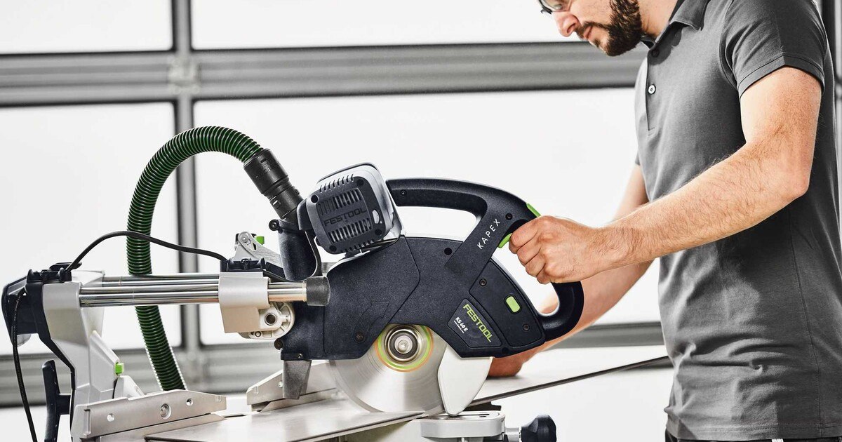 Mobil, handlich, flexibel: Kapp-Zugsäge Kapex KS 60 von Festool