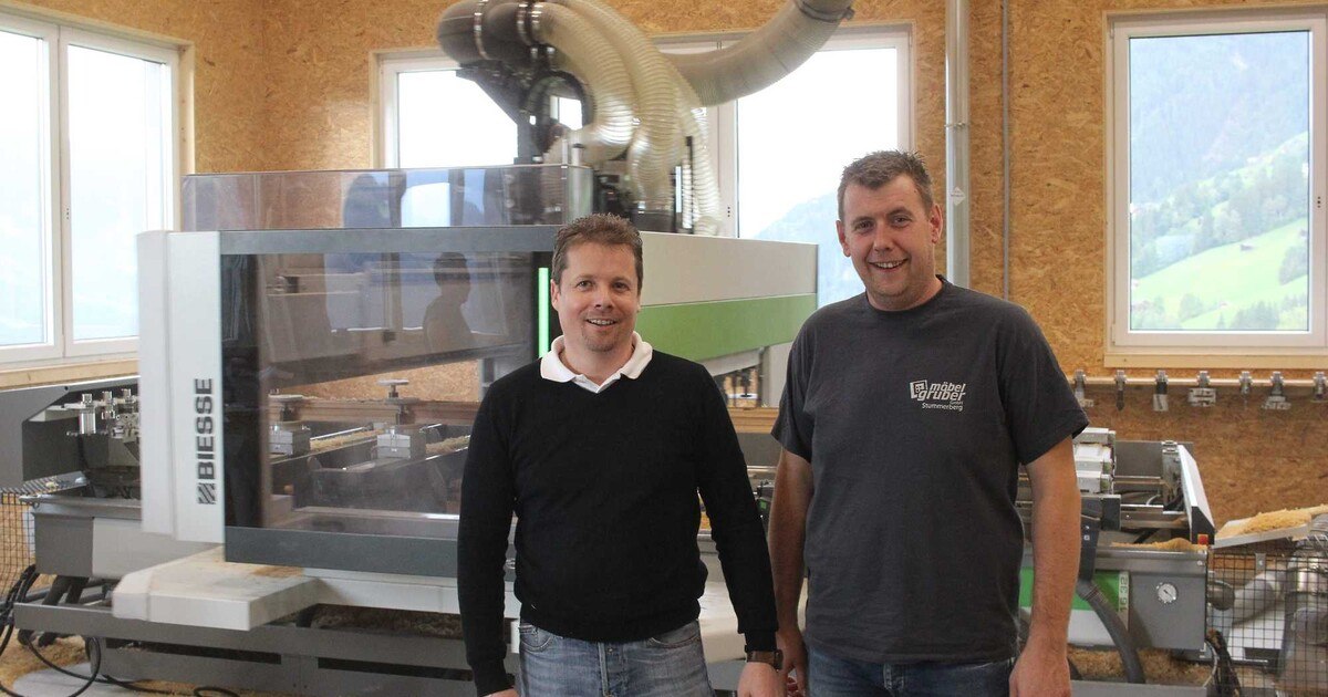 Biesse bei Möbel Gruber: Drei Neue im Zillertal