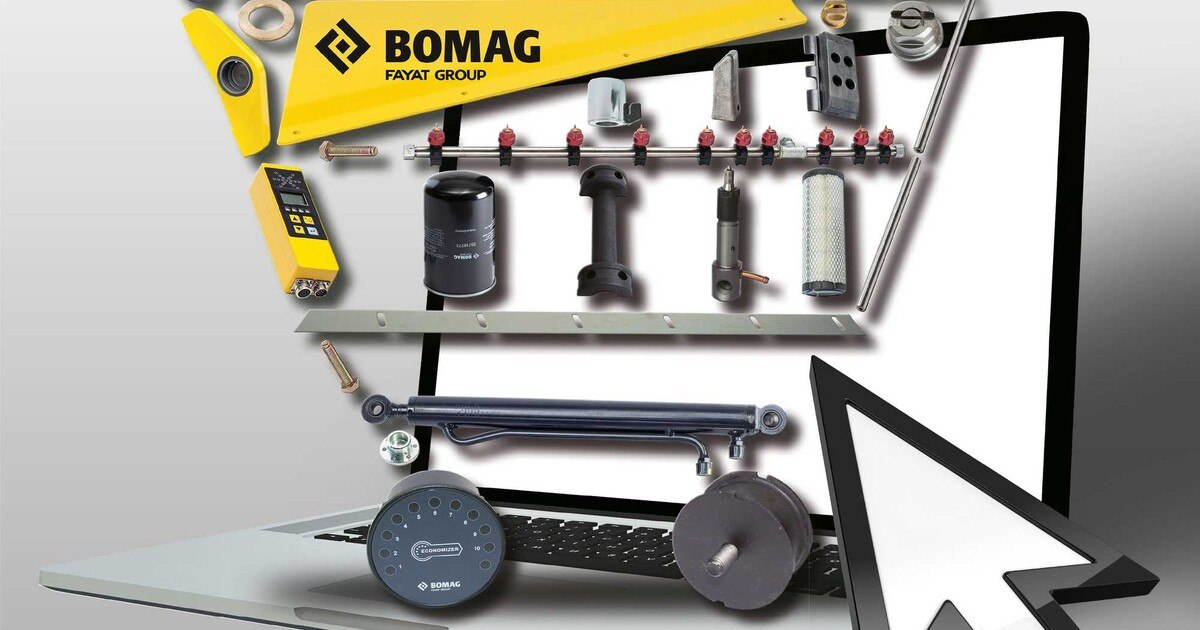 Bomag: Mit einem Klick zum passenden Ersatzteil