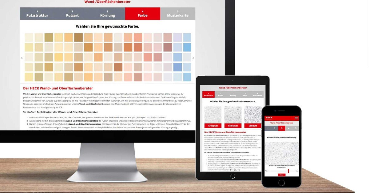 In vier Schritten zum Wunschputz