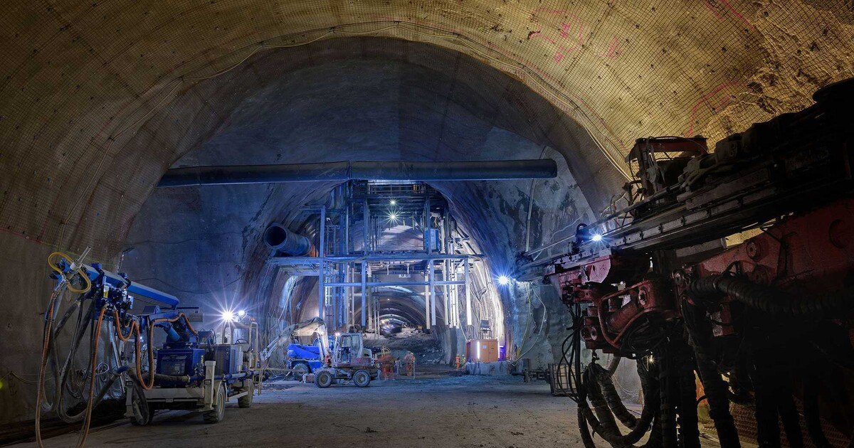 Swietelsky: Feierliches „Andrehen“  beim Semmering Basistunnel