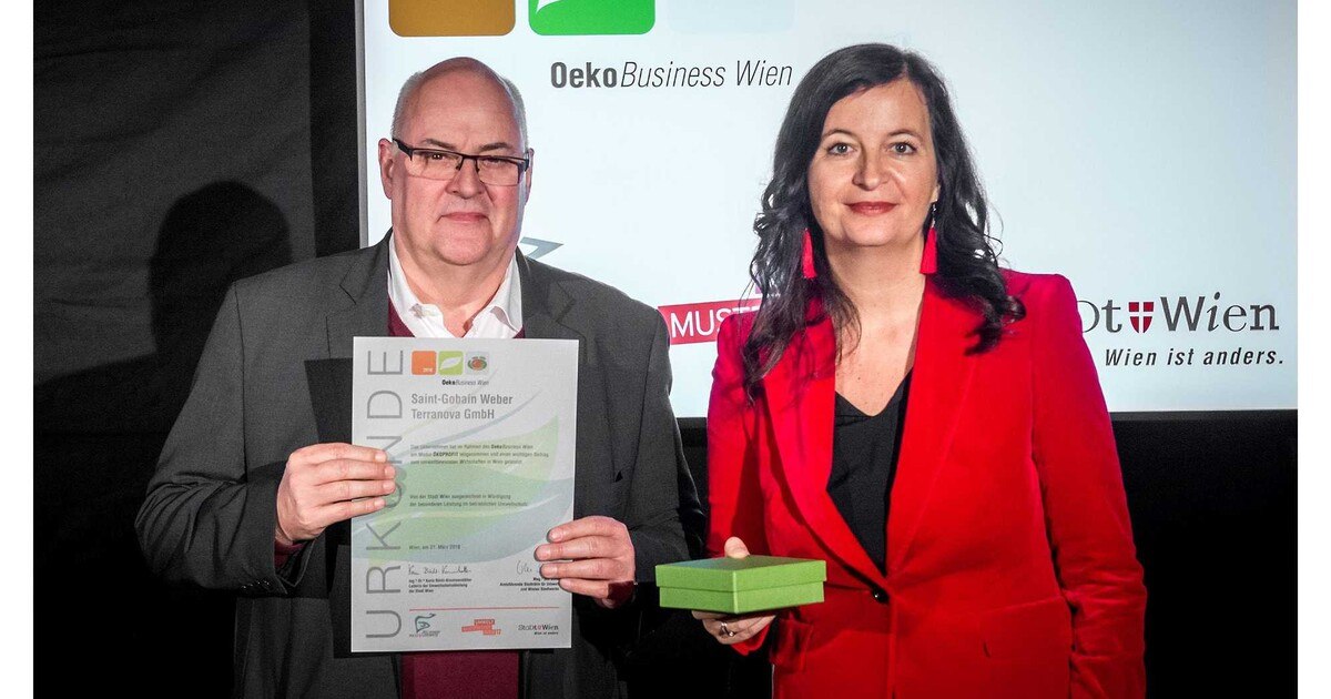 Umweltschutzauszeichnung für Weber Terranova