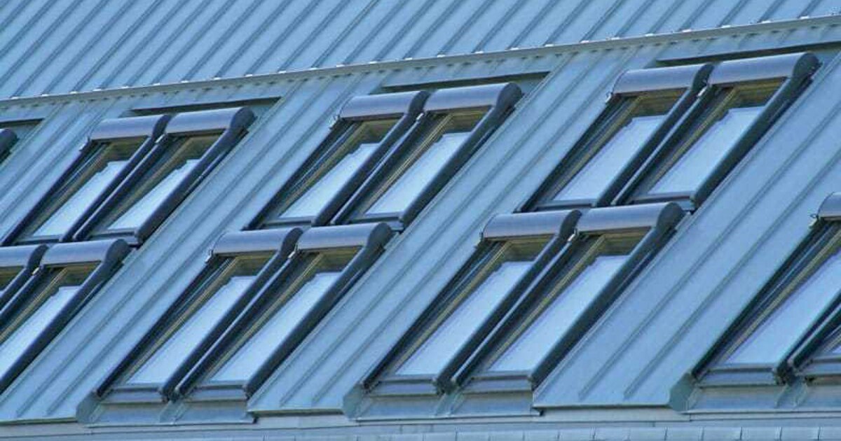 Schneeschutz  am Metalldach