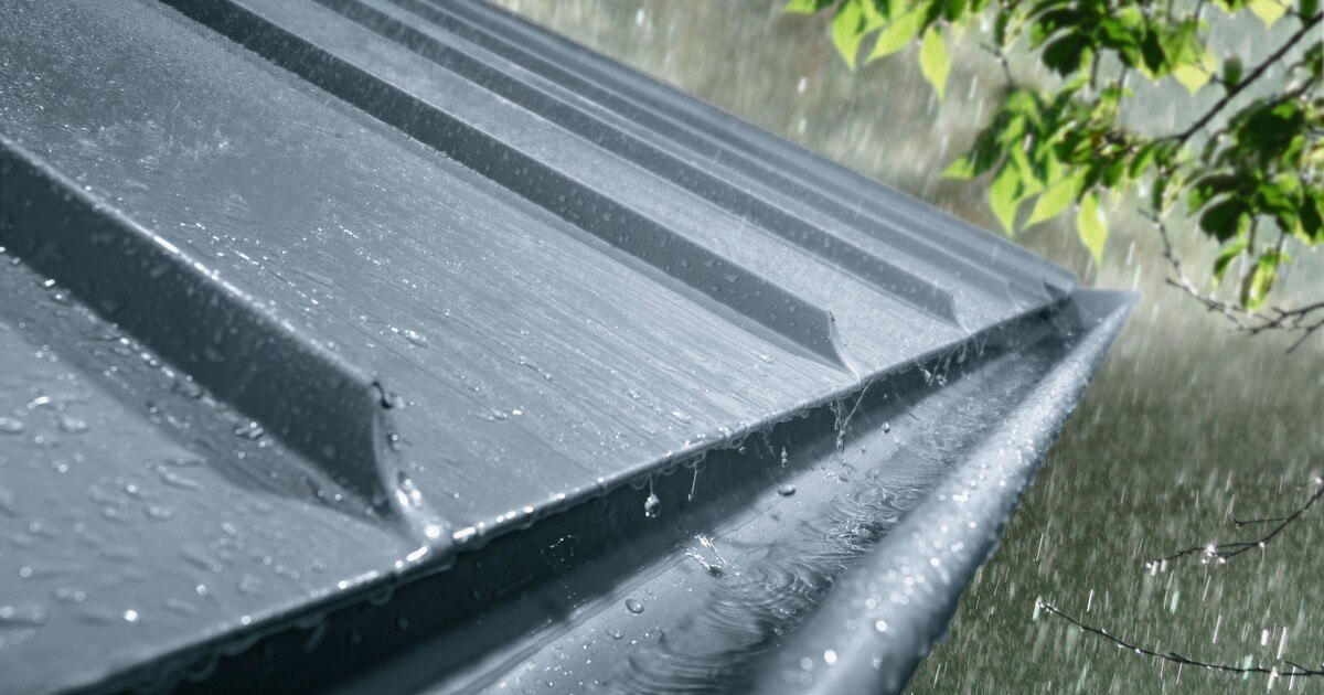 Wasserableitung bei Dachdeckungen