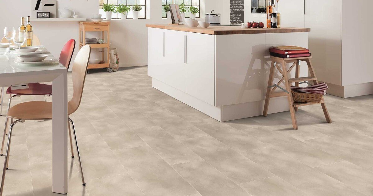 Designboden im Fliesendekor