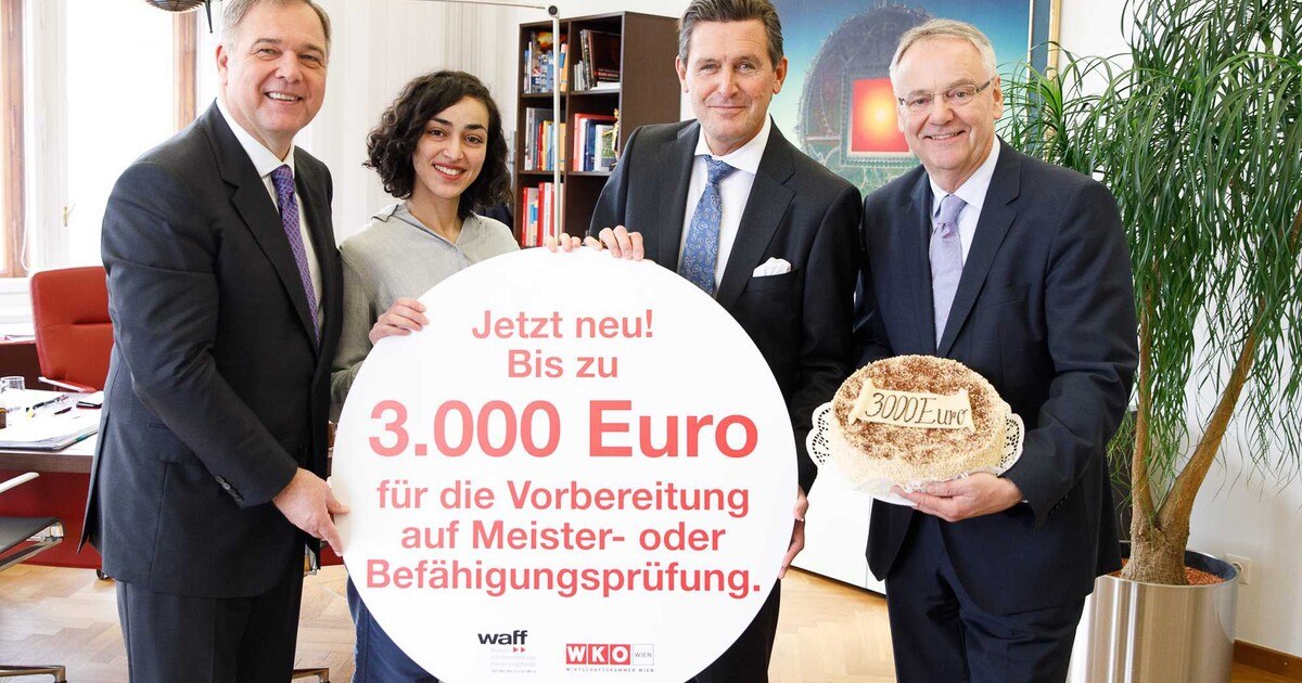 3.000 Euro für Meister in spe