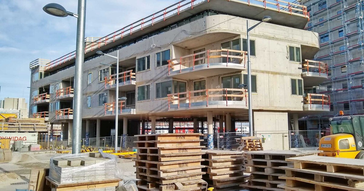 Grüner Markt Wien: Großzügige Flächen mit Fernblick