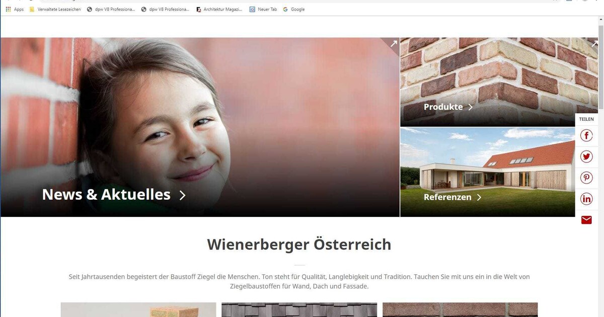 Wienerberger: Neue Website