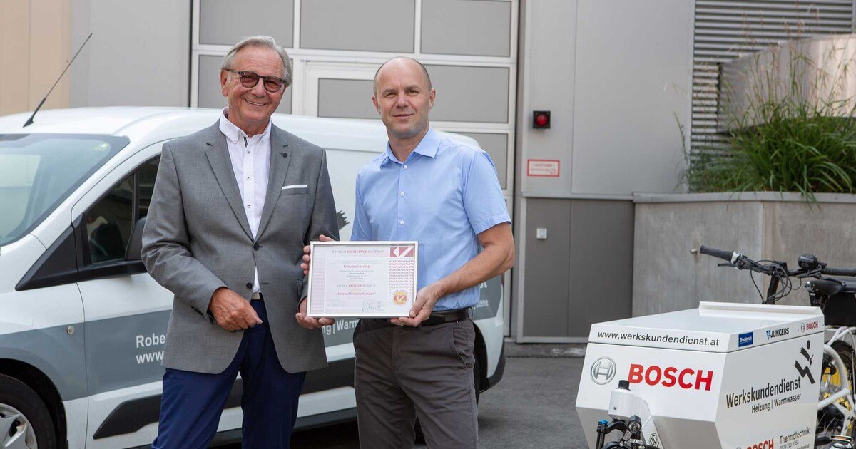 Auszeichung für Kundendienst