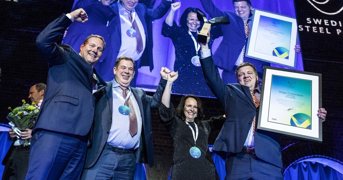 Stahlpreis für Shape Corp.