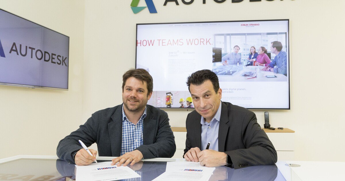 Strabag und Autodesk stärken Zusammenarbeit