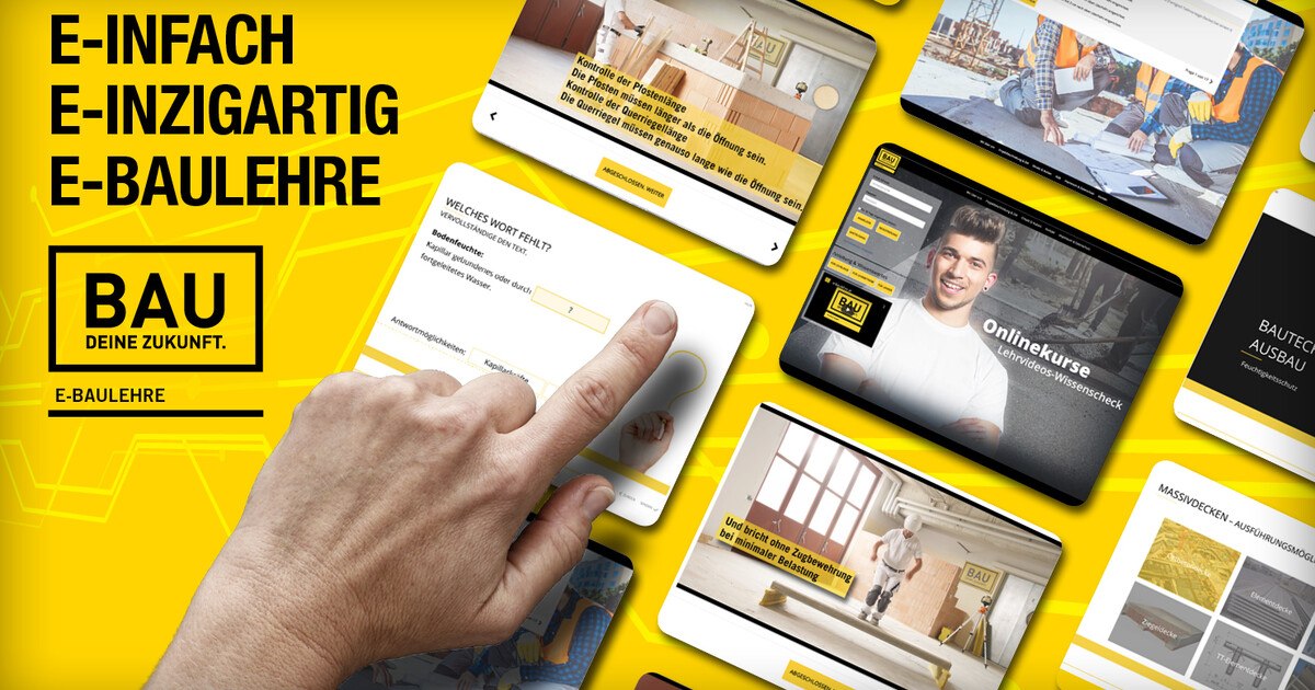 E-Baulehre: Zugriffszahlen versiebenfacht