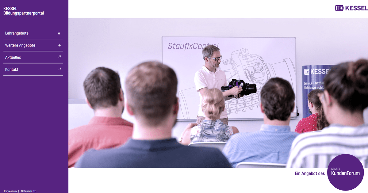 Kessel startet Bildungsportal