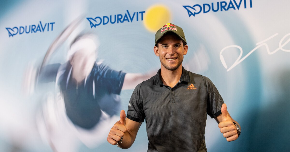 Dominic Thiem ab sofort Markenbotschafter von Duravit