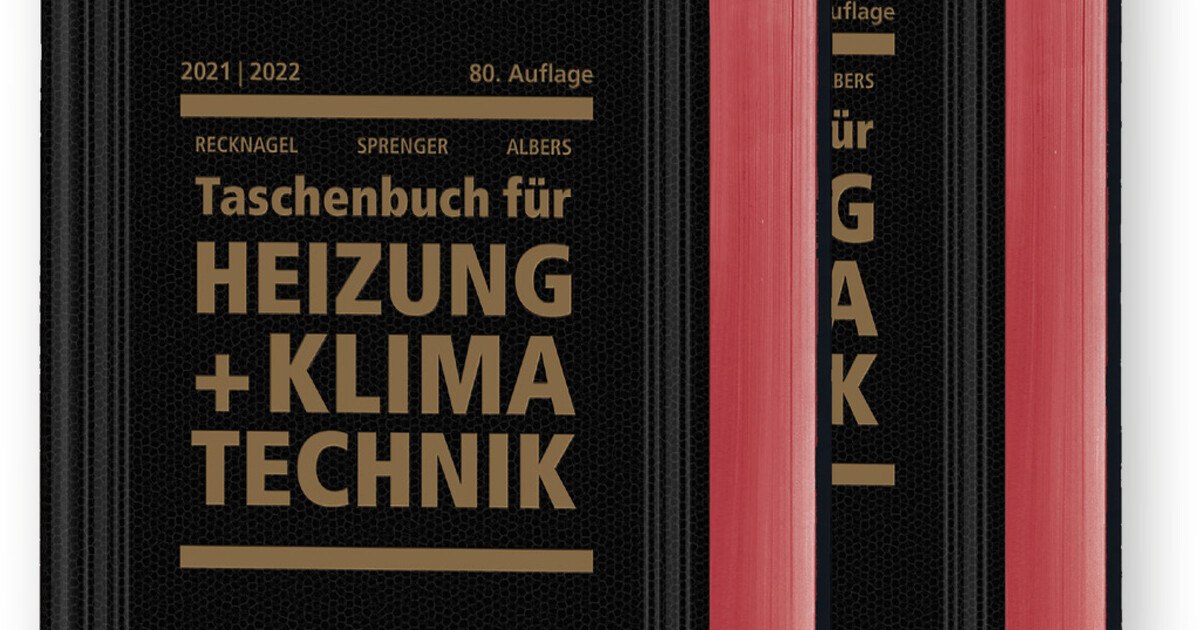 Historische Neuauflage des Recknagel Taschenbuchs