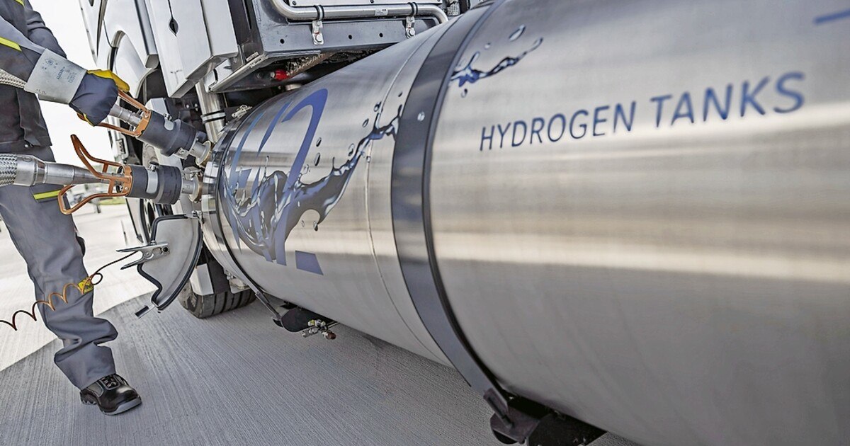 Lkw-Wasserstoff-Tanks aus Salzburg
