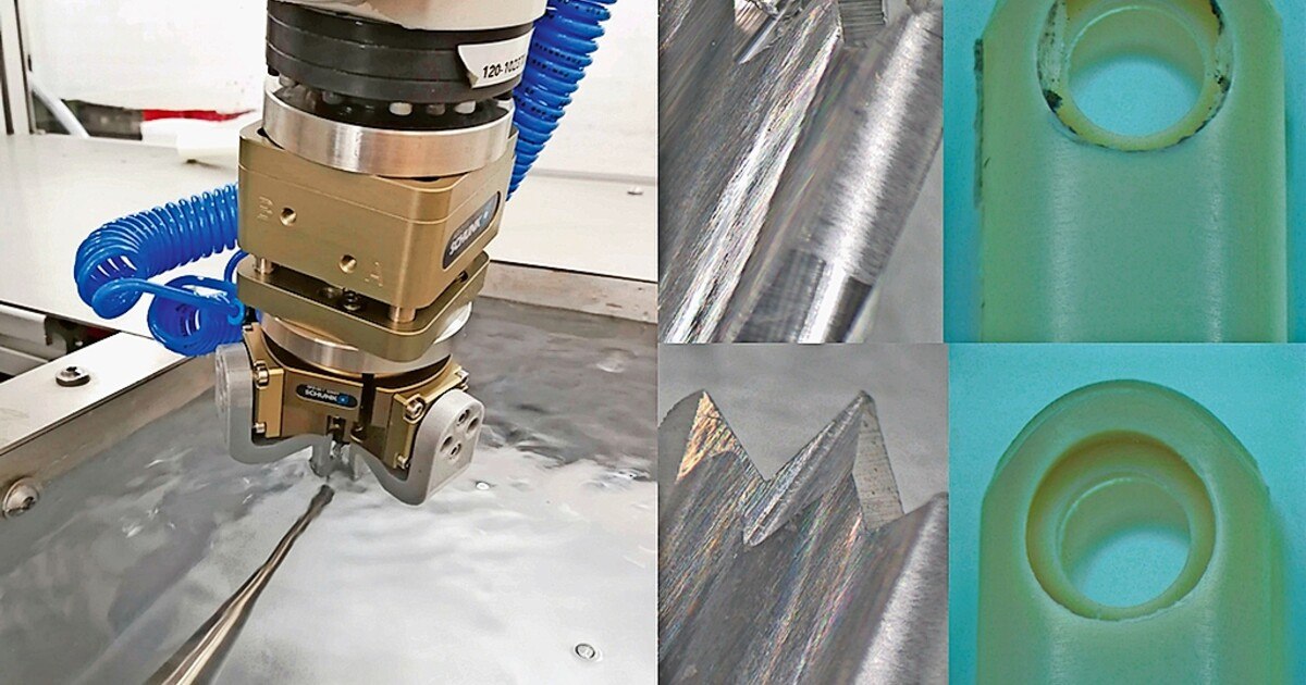 Berührungsloses Entgraten