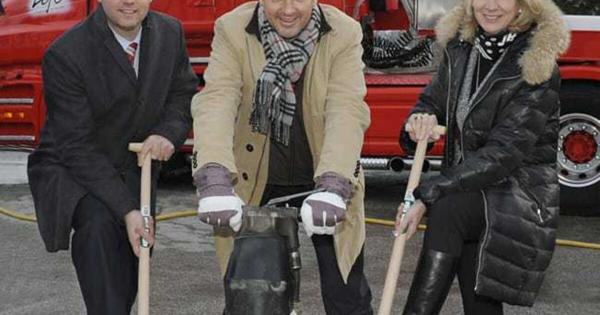 Spatenstich für Baumit Baustoffzentrum Klagenfurt