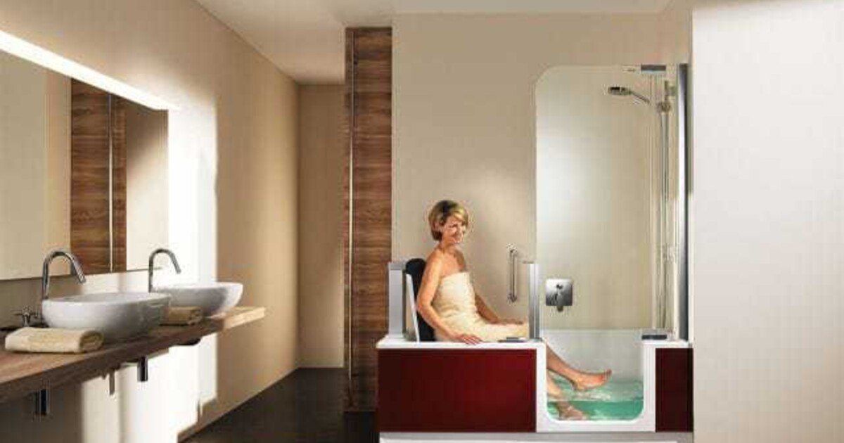 Duschbadewanne mit Hebesitz ausgezeichnet