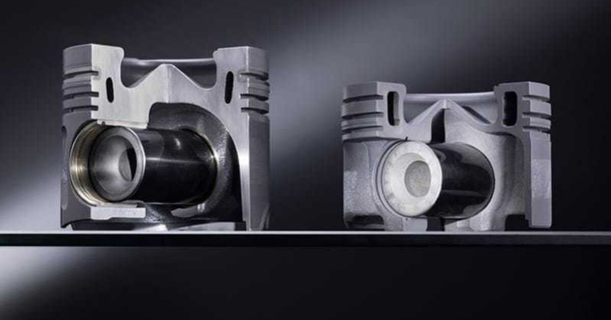 Stahlkolben machen Motor effizienter