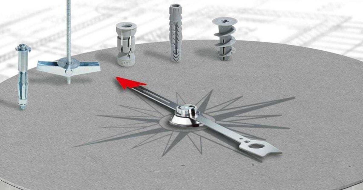 Hohlraumdübel für verschiedene Lasten