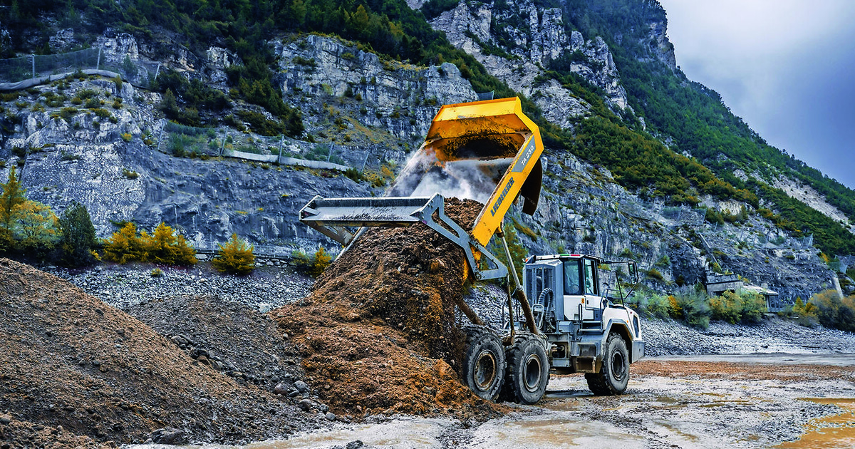 Dumper bewegen große Volumina in kurzer Zeit