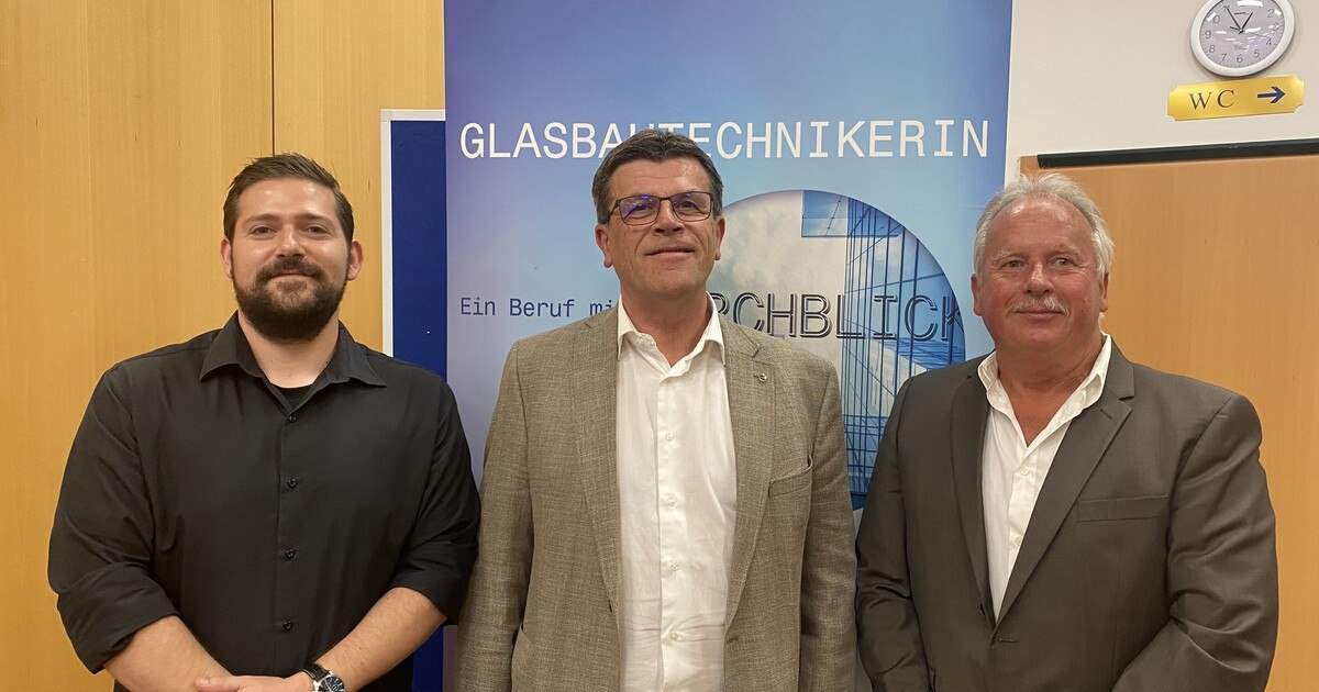 Neuer Innungsmeister der Glaser*innen