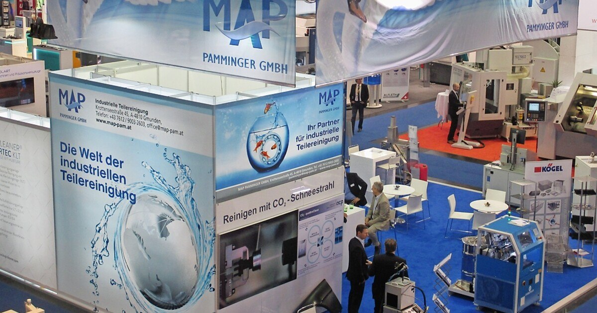 Teilereinigung auf „Messe in der Messe“