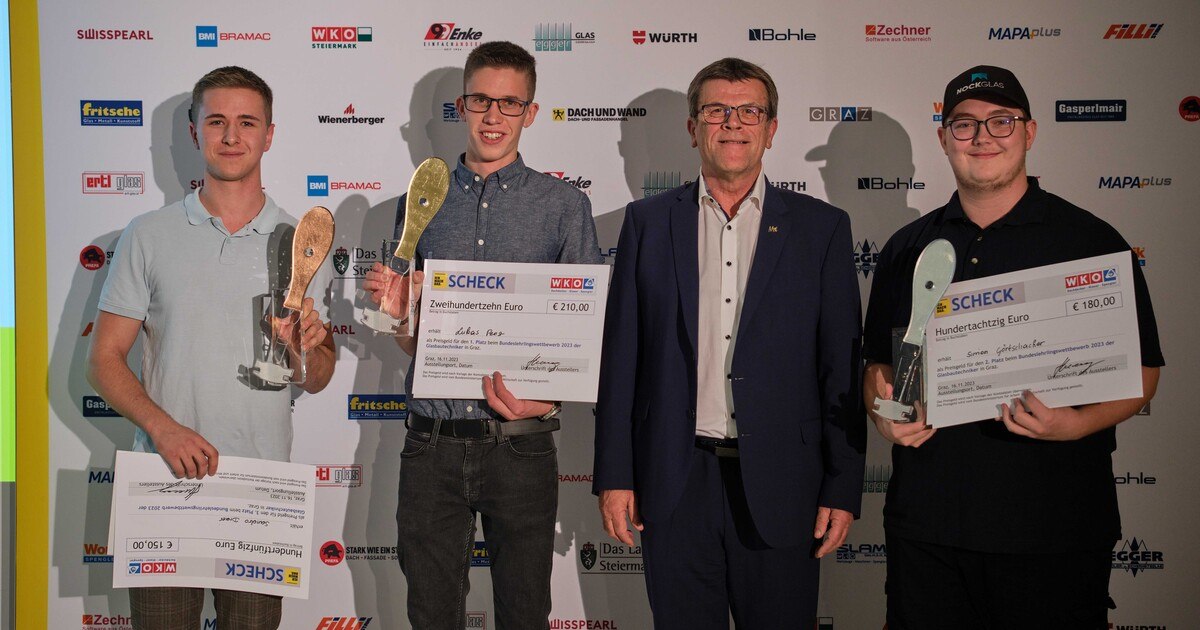 Die besten Glasbautechniker*innen 2023