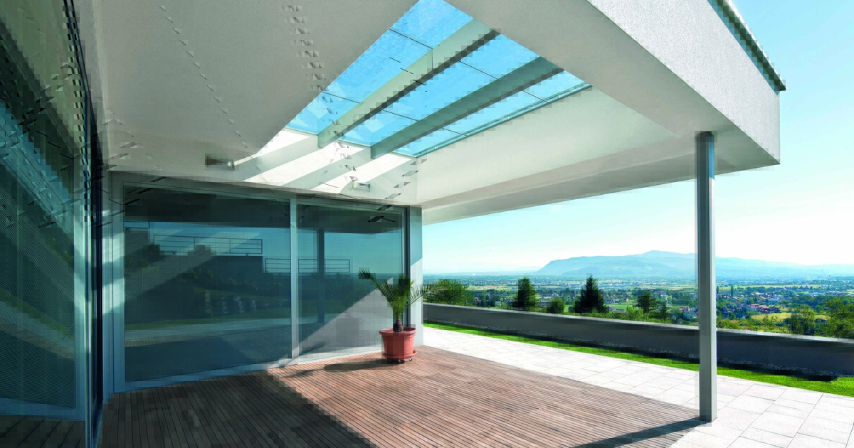 Systemaufbauten für Terrassendächer