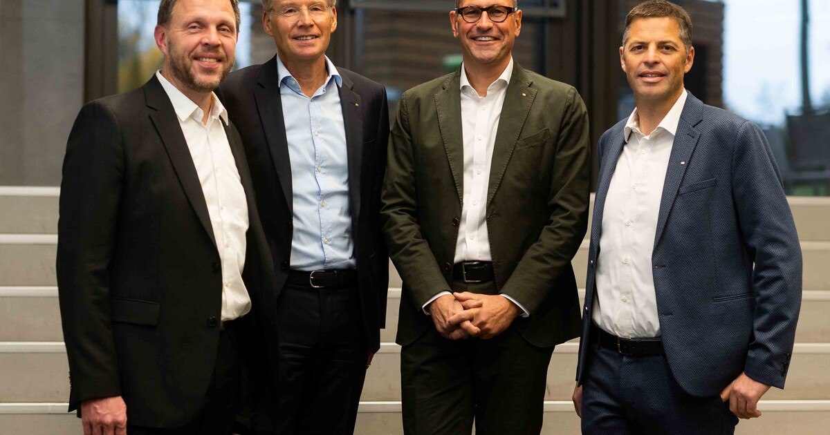 Neu formierte Egger Gruppenleitung