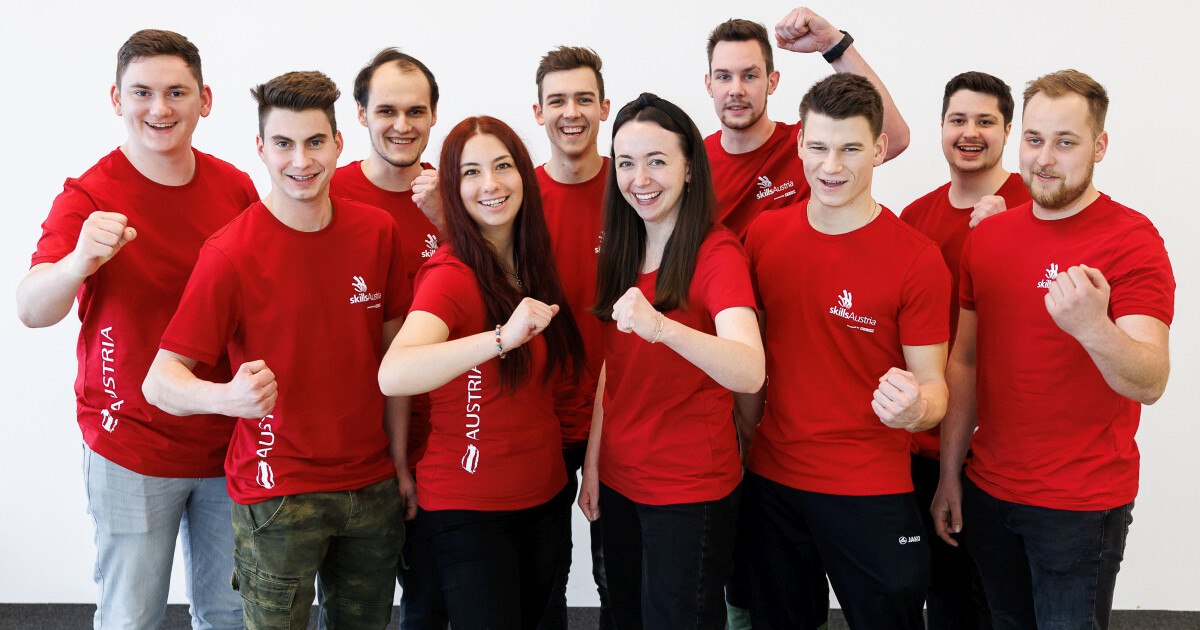 EuroSkills 2023: Erstes Treffen von Team Austria