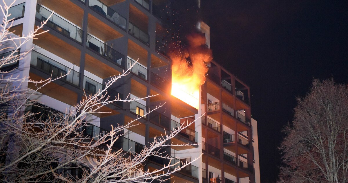 Ganzglasgeländer verhindert Brandkatastrophe