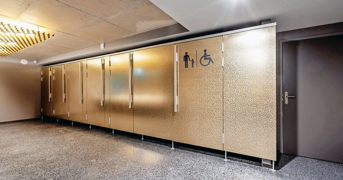 Trennwandsystem aus Metall