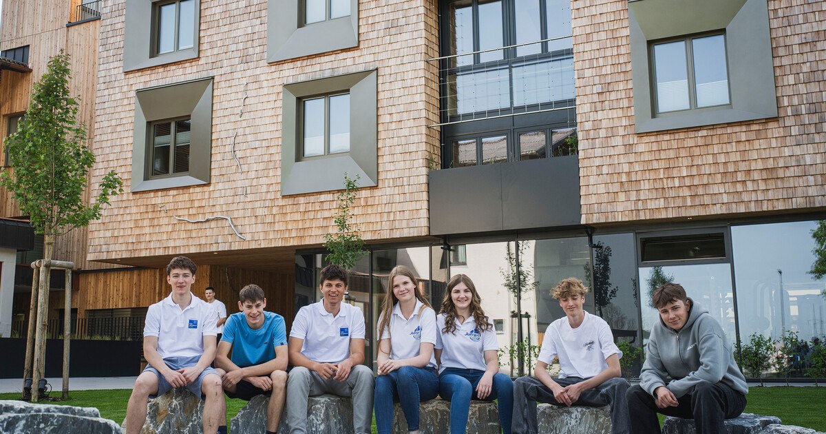 Höchstes Holz-Schülerwohnheim Europas