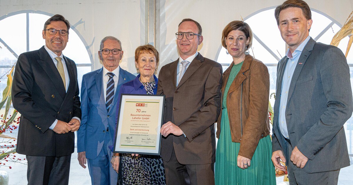 Dreimal 70 Jahre bei Lahofer