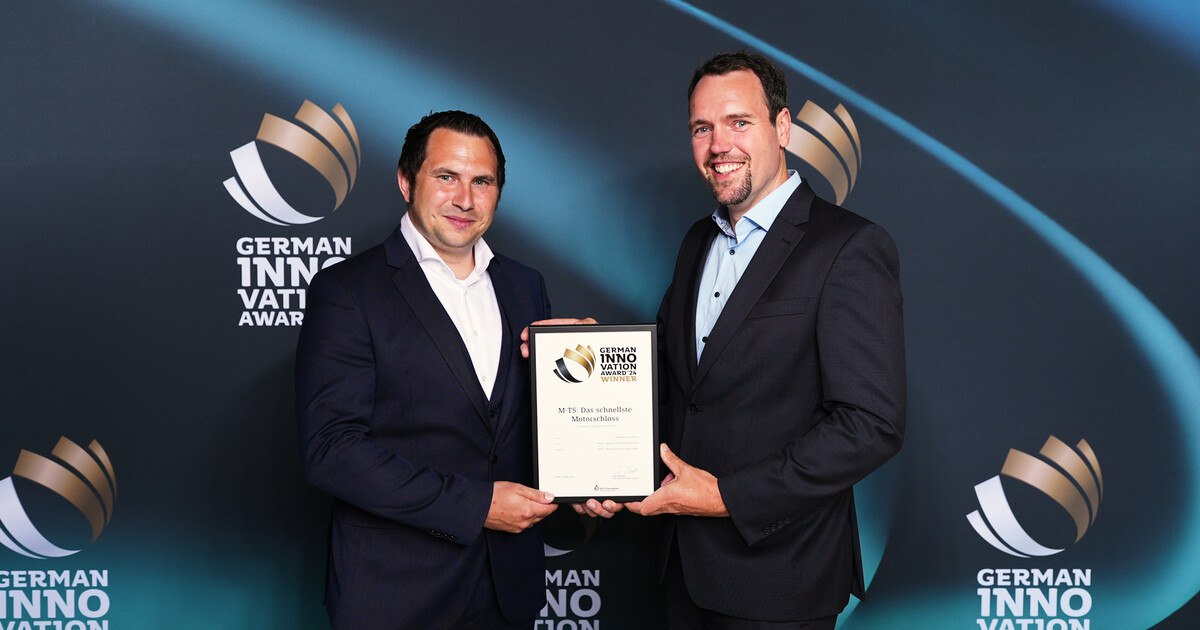 Ausgezeichnetes Motorschloss