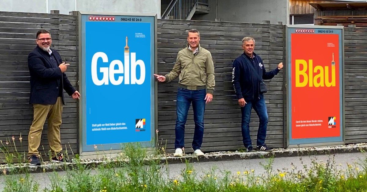 Werbung mit Farbenspiel und Ironie