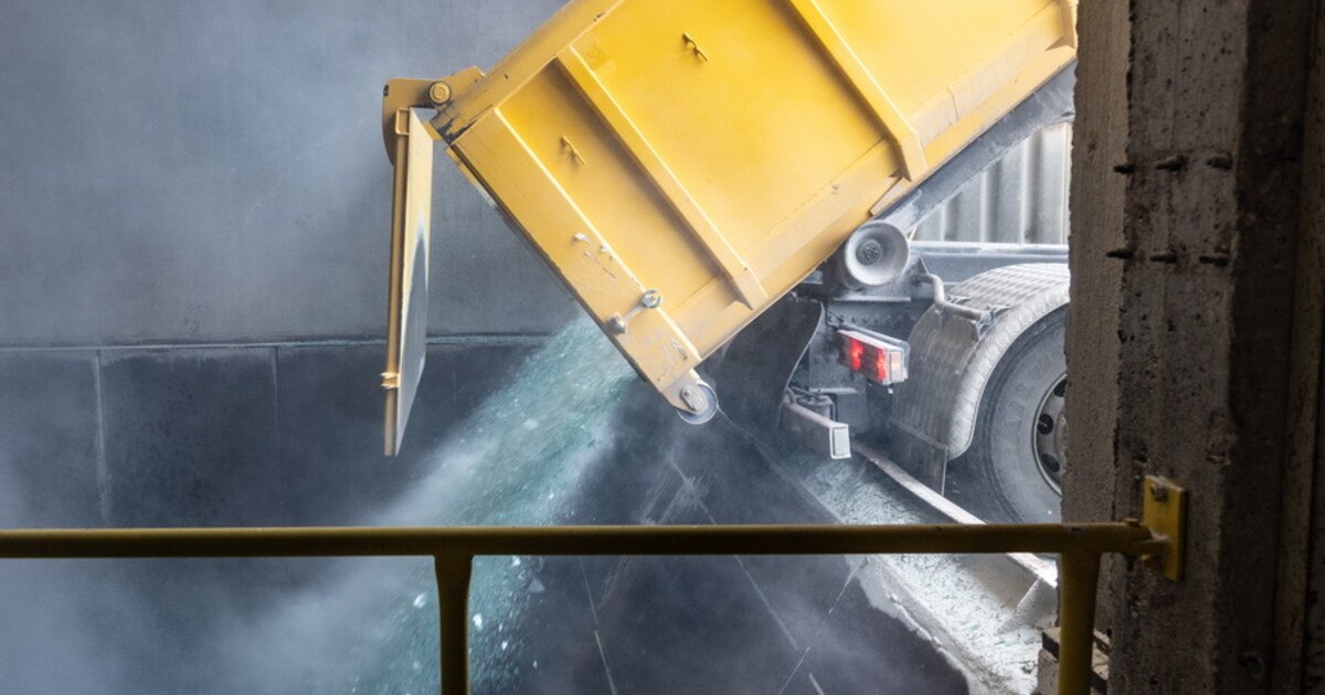 Scherben werden zu Flachglas