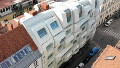 Das "Argos"-Haus in der Grazer Burggasse war der IFD-Award-Sieger 2021 in der Kategorie "Flachdach". © Spitzer Dach