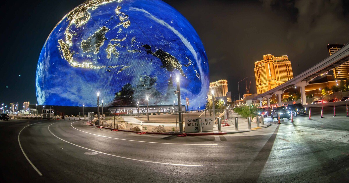 Glasparallelogramme für „The Sphere“