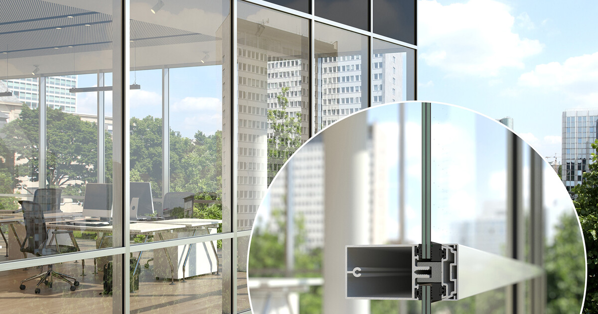 „Fineo“-Vakuumglas mit Schüco-Profilen