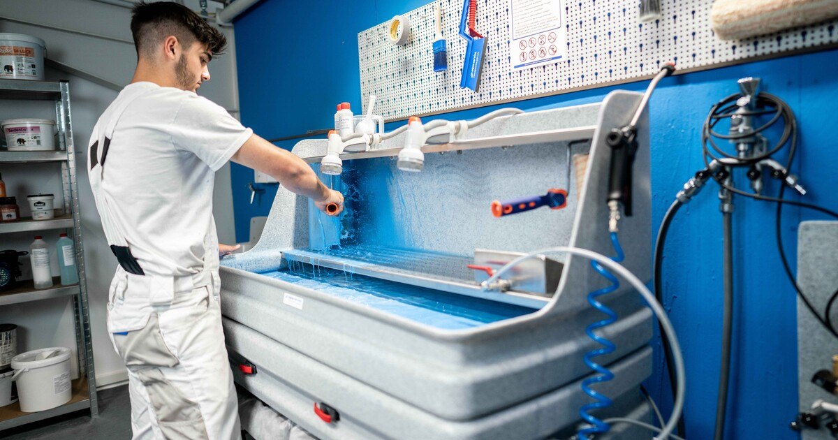 Ein Waschplatz geht online