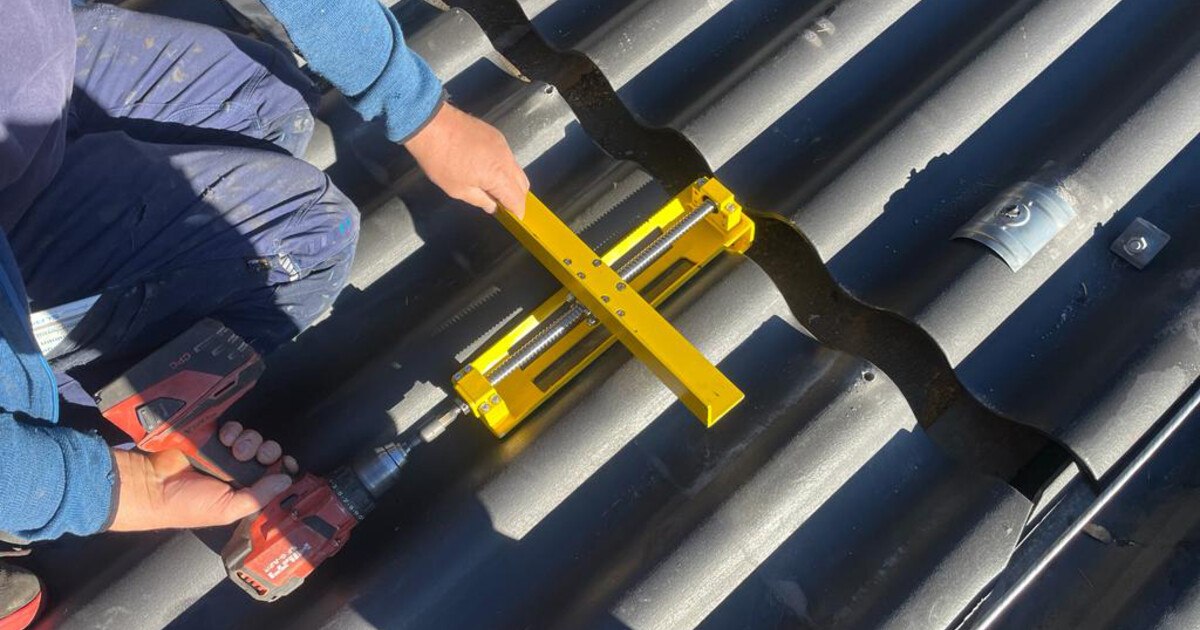 Wellplatten am Dach einfach lösen