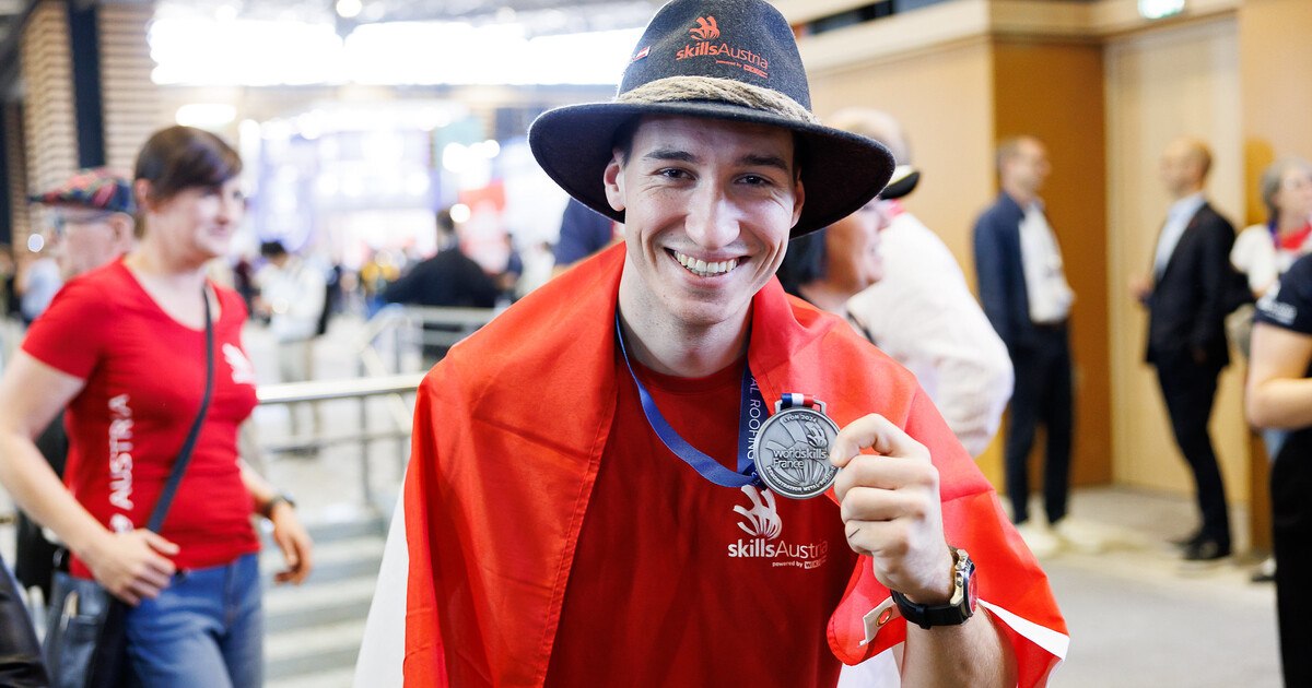 Silbermedaille in der Berufspräsentation Spengler