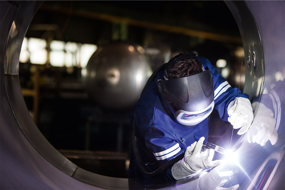 Beste Schweißergebnisse mit „In line“ von Messer