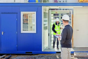 Viele Bauprojekte setzen mittlerweile auf elektronische Kontrollsysteme, wenn es um den Baustellen-Zugang geht. ©ISHAP