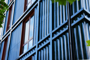 Fassadendetail von Tile House, Stockholm© Niels Ole Sørensen